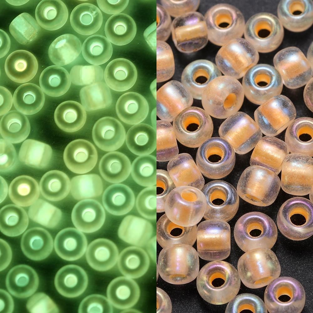 600Pcs/Lot 3mm Colorful Luminous Beads Glass Seed Loose Spacer Beads for DIY Earrings Necklace Bracelet Jewelry Accessories