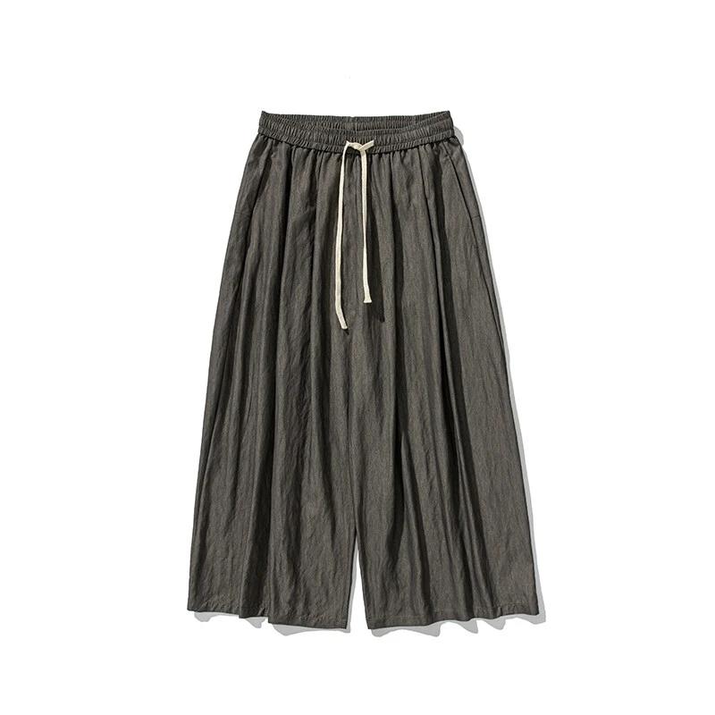 

Мужские широкие брюки свободного кроя, мужские повседневные брюки прямого кроя оверсайз, мужские джоггеры оверсайз, брюки в стиле харадзюку, мужские брюки в китайском стиле 3XL темно серый