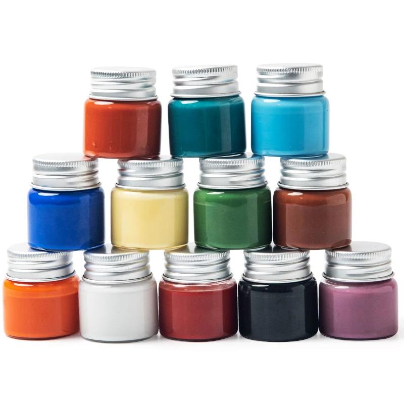 Ceramic Painting for Pottery 12 Colors 25ml Liquid Enamel New Color Oil-based Pigment Hand-painted Coloring