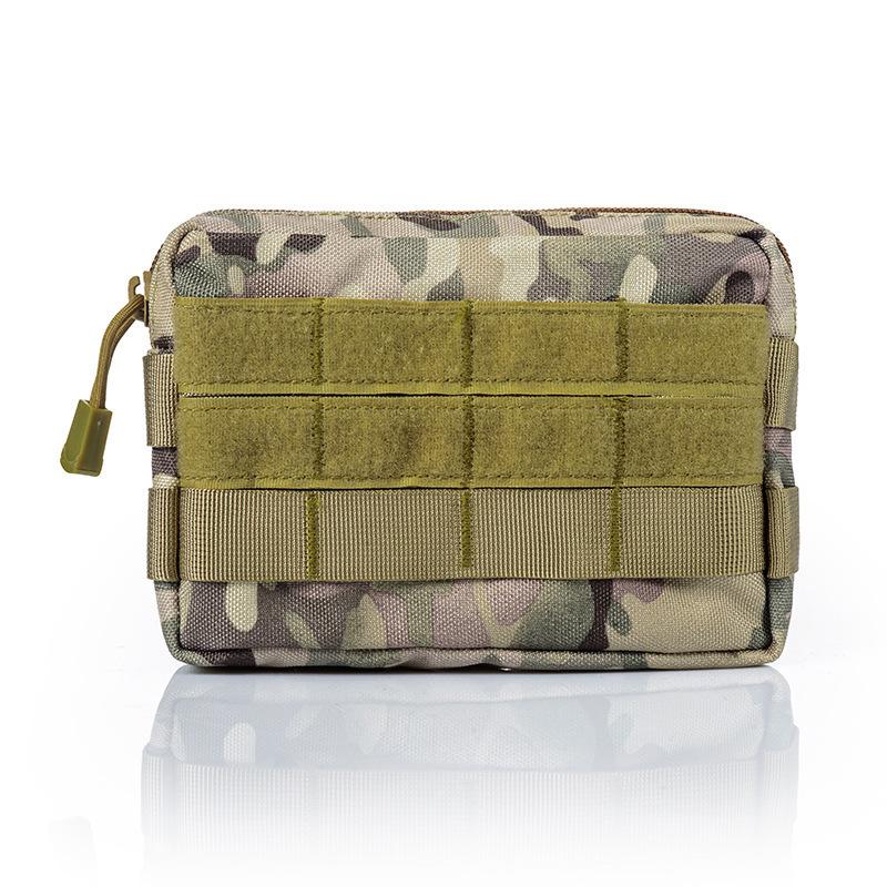 Tactical Outdoor Camouflage 600D Waist Bag - Multifunctional EDC Tool & Phone Pouch with Molle System
