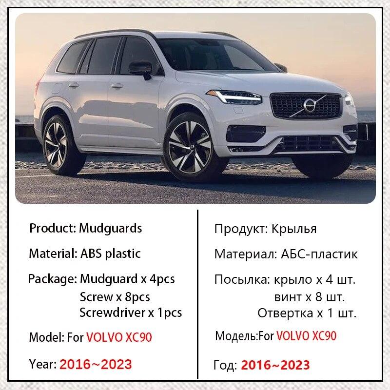 MudFlaps For Volvo XC90 Accessories 2023 2022    2018~2016 MK2 Front Mud Flaps Fender Mud Guard Splash Car Mudguards