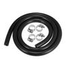 X AUTOHAUX 1 Set Silicone Vacuum Tube Hose 1m 6mm ID Engine Car Vacuum Silicone Hose Line Black