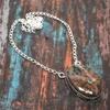 Ghost Eye Jasper Gemstone Handmade 925 Sterling Silver Jewelry Necklace For Women