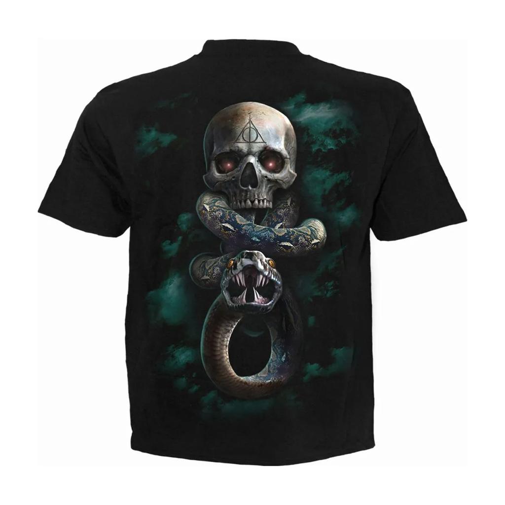 Harry Potter Unisex Adult Dark Mark Back Print T-Shirt
