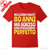 80 Years Funny Gift Male Birthday Unisex Dad Grandpa TShirt PraticaUnisexte Perfetto High Quality Cotton Adult Regular Short Sleeve