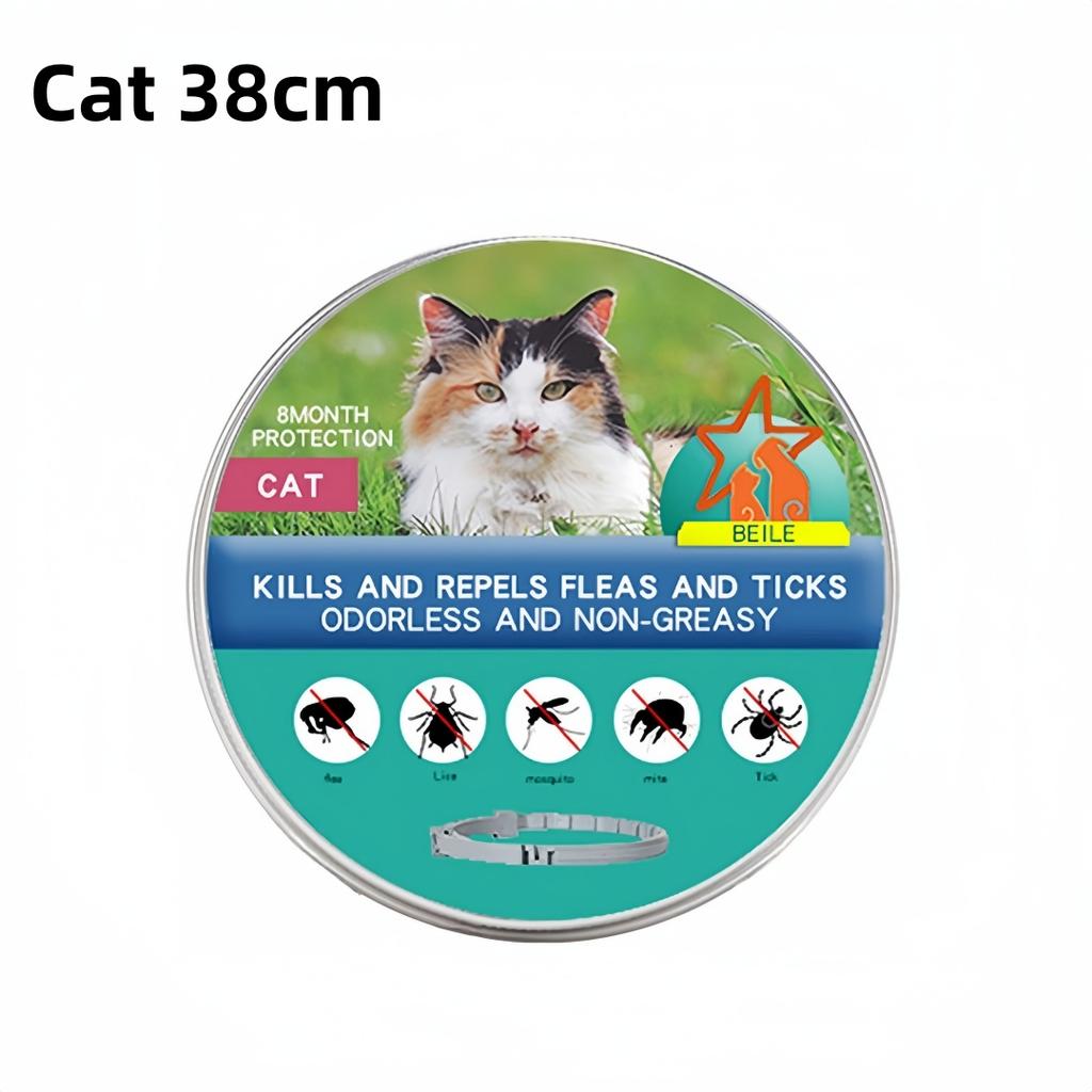 Pet Deworming Flea Collar Retractable Necklace Anti Flea and Tick Big Dog Puppy Cat Prevention Mosquitoes Pets Repellent Collar