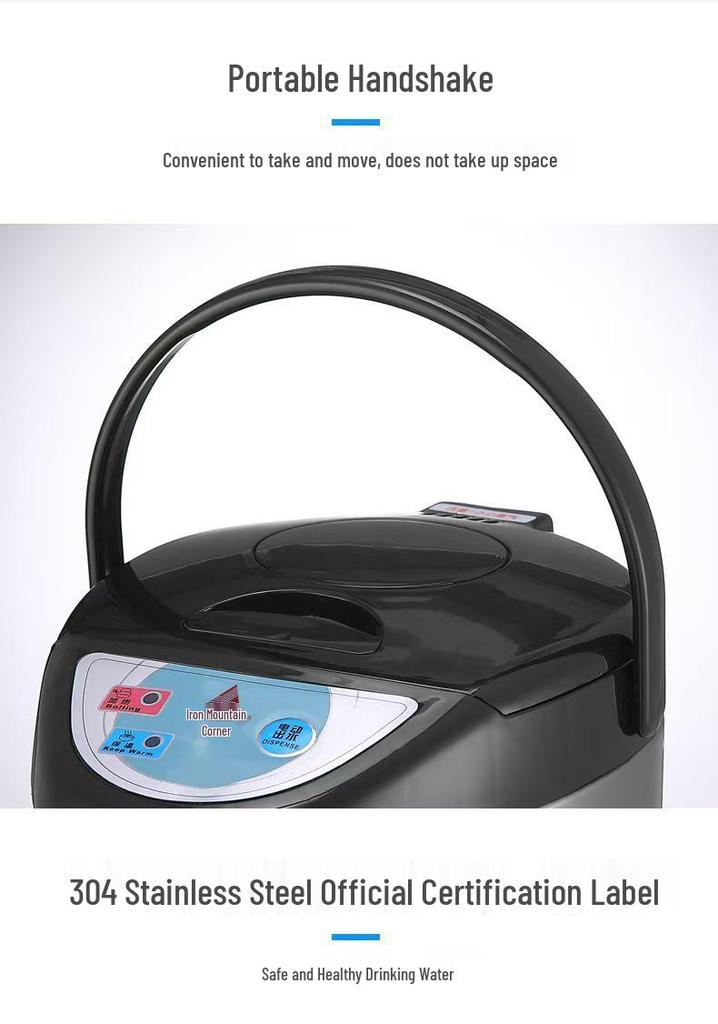 304 Stainless Steel Electric Kettle with Keep-Warm Feature