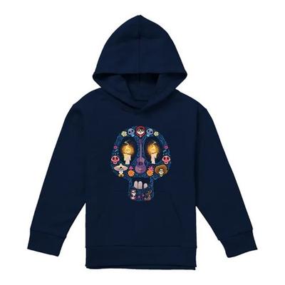 Childrens/Kids Day Of The Dead Skull Ernesto Miguel Hector Hoodie