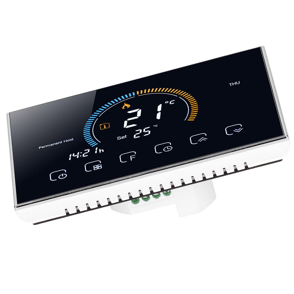 Intelligent Thermostat with LCD Temperature Controller for Home Water Heating AC95240V(BHT8000GABlack )