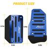 2X Universal Non-Slip Automatic Gas Brake Foot Pedal Pad Cover Car Accessories B