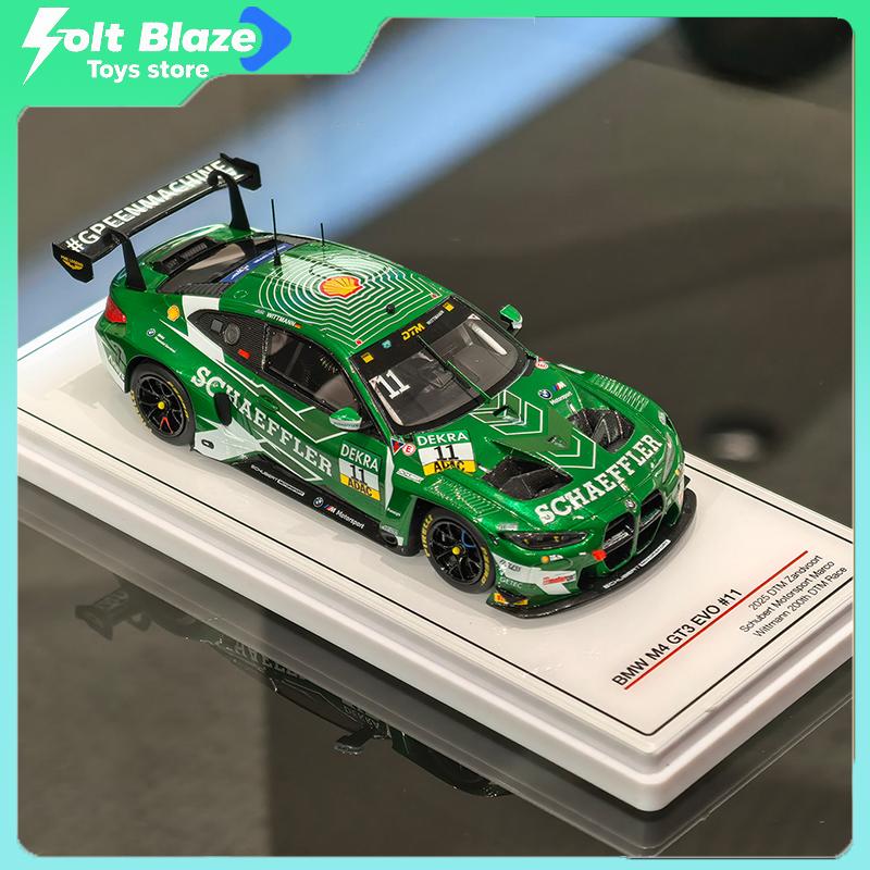 TSM 1/43 Scale BMW M4 GT3 EVO 2025 DTM Zandvoort Round No.11 Racing Diecast Car Model Simulation Collection Cars for Boy Gift