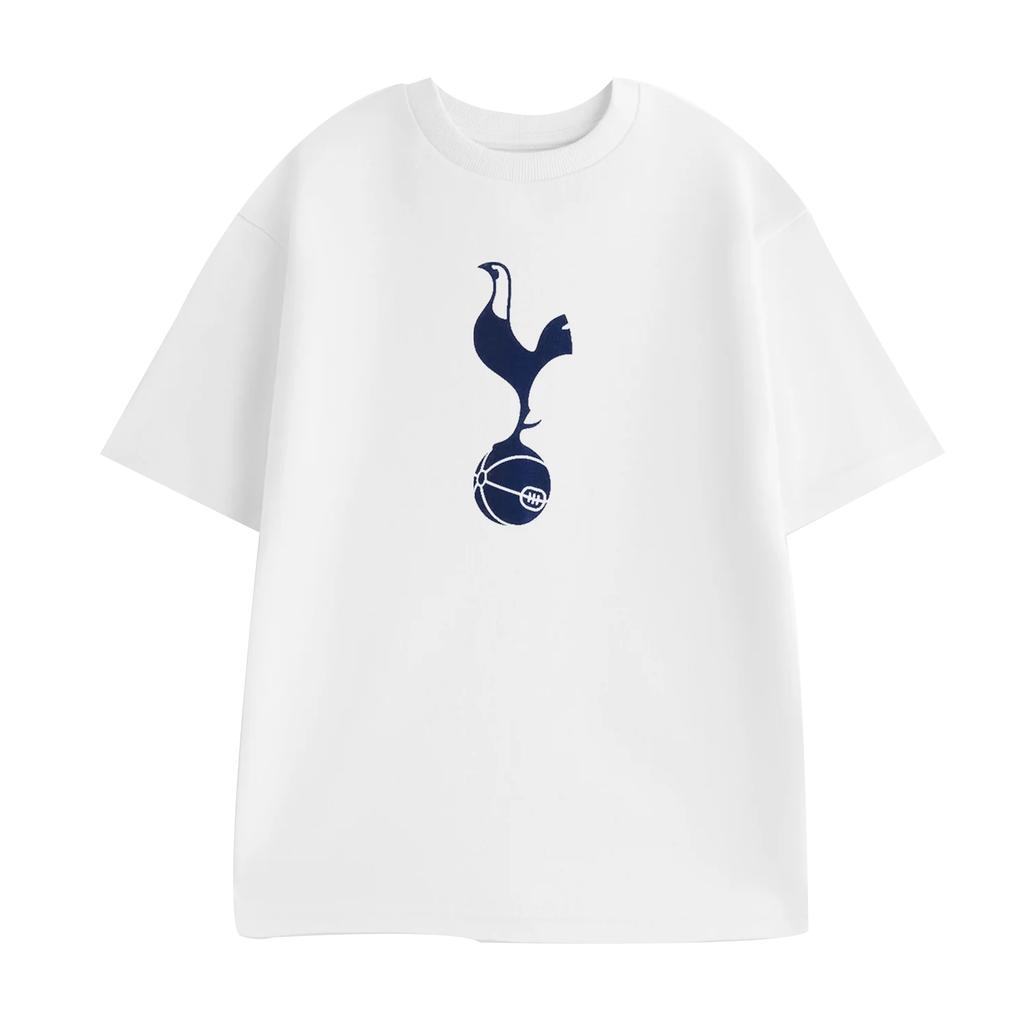 Tottenham Hotspur FC Mens Crest Short-Sleeved Long Pyjama Set
