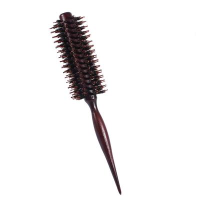 Professional Wooden Handle  Anti Static Curly Hair Comb Hairdressing Radial Round Brush