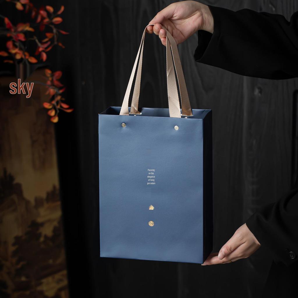 Luxury Ceramic Tea Set: Mixed & Matched Teacups and Bowls Gift Box