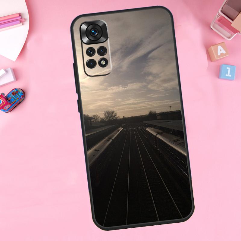 

Train Rail Sunlight For Xiaomi Redmi Note 13 10 12 11 14 15 Pro Plus Phone Case For Redmi 15 13C 12C 14C 10C 15C Redmi Note 9