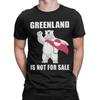 Camiseta Unisex Groenlandia No Está a la Venta Camisetas de Algodón Puro Camiseta Vintage de Manga Corta con Cuello Redondo Camiseta Talla Grande