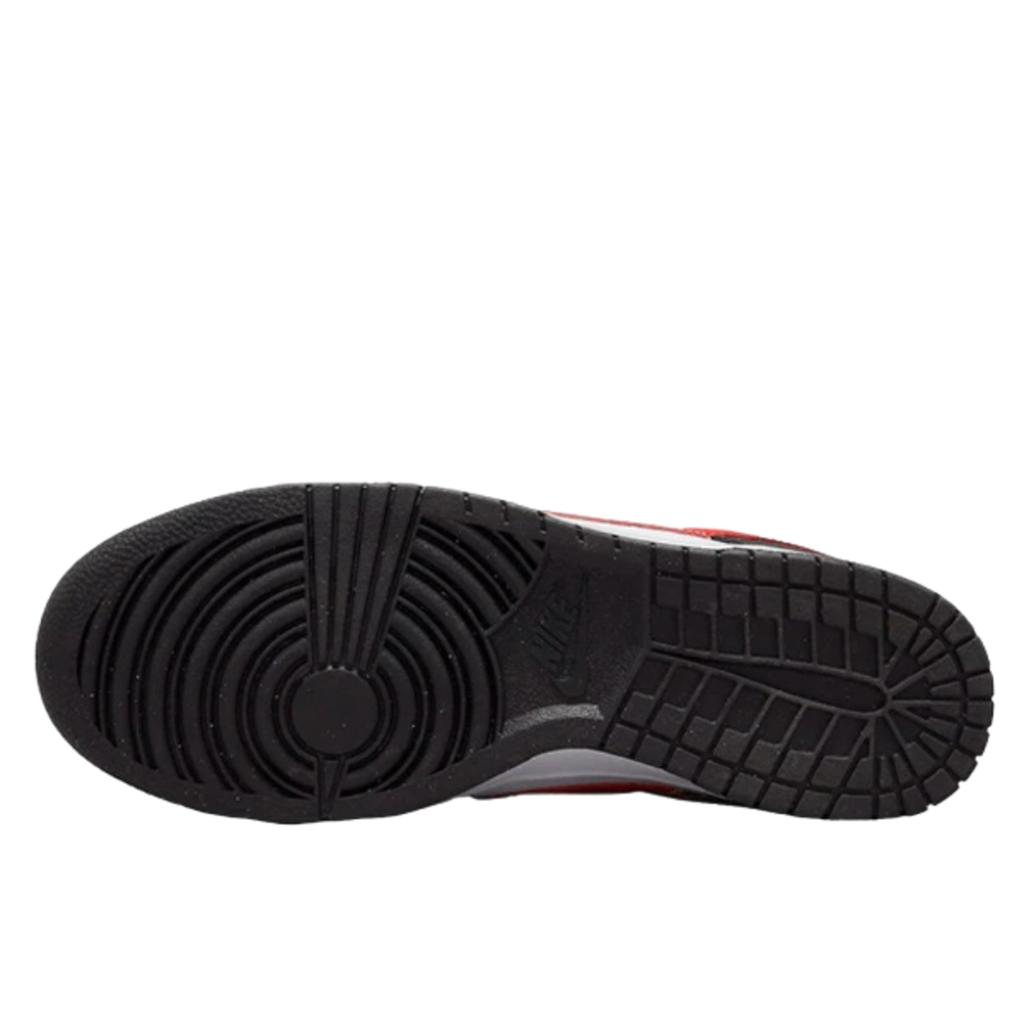 Nike Dunk Low White Black Red