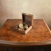 7 cm Messing Kompass in Geschenkbox aus Holz Nautisches Segelzubehör Perfektes Geschenk für
