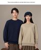 2025 Women's Custom Thick Loose Round Neck Hoodie - Autumn/Winter Fashionable Casual Long Sleeve Workwear Uniform