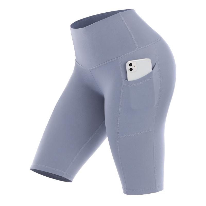 

Жіночі чисті кольорові обтягуючі легінси, штани п’яти довжин із високою талією, літні спортивні шорти для фітнесу