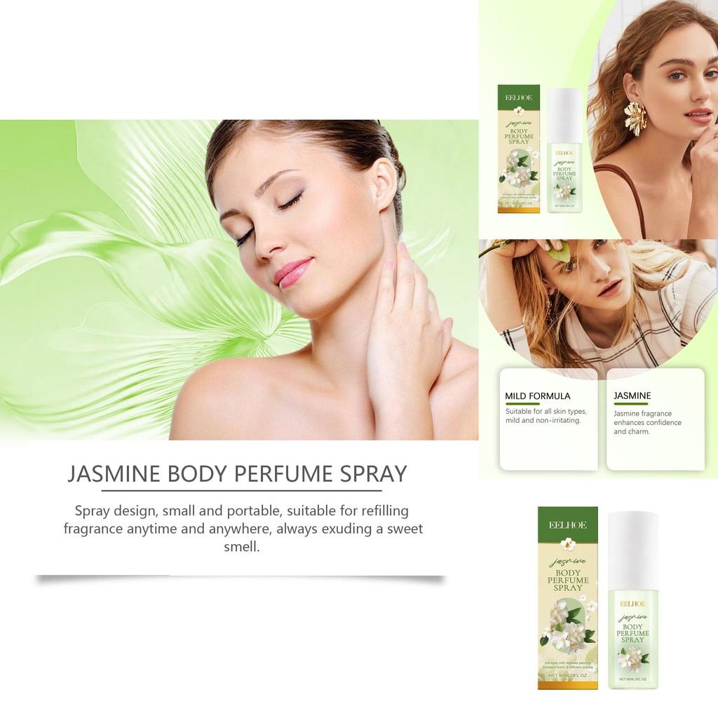 Eelhoe Jasmine Body Spray Fragrant Hydrating Mist With Refreshing And Elegant Scent For All Skin Types