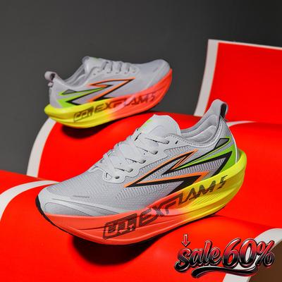 Luftpolster Jogging-Schuhe Laufschuhe Carbonplatte Marathon Herren Sport Atmungsaktiv Leicht Nichtrutschend Tennis-Sneaker Für Mann