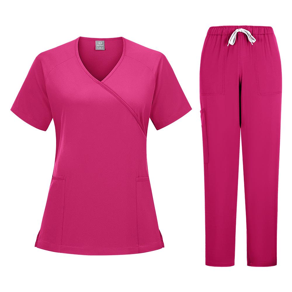 Unisex Surgical Scrub Suit Set - Operating Room Hospital Gown and Washable Hand Gown