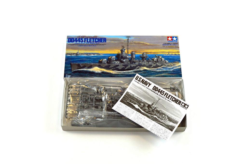 Tamiya Série de Navires 1/350 No. 12 U.S.. Destroyer de la Marine DD445 Fletcher Maquette en Plastique 78012
