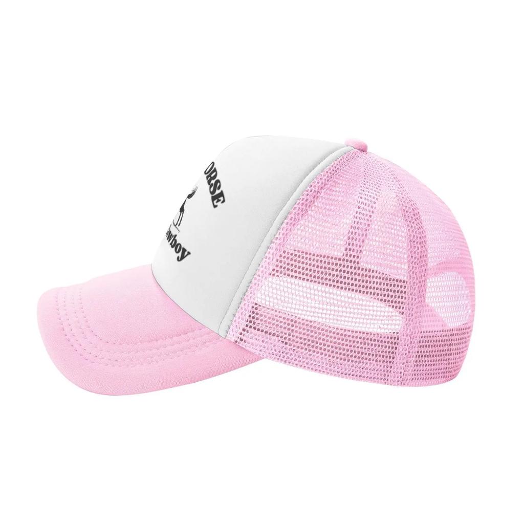 Save A Horse Ride A Cowboy Hat Just Girl Who Loves Horse Mom Girl Mesh Hat for Men Women Trucker Hats Baseball Cap