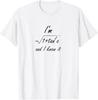 I'm Sec(c) and I Know It - Funny Nerdy Naughty Maths Science T-Shirt