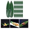 Japanese Plate Decorations Sushi Bamboo Leaves Fake for Dish Sashimi Artificial Leaf