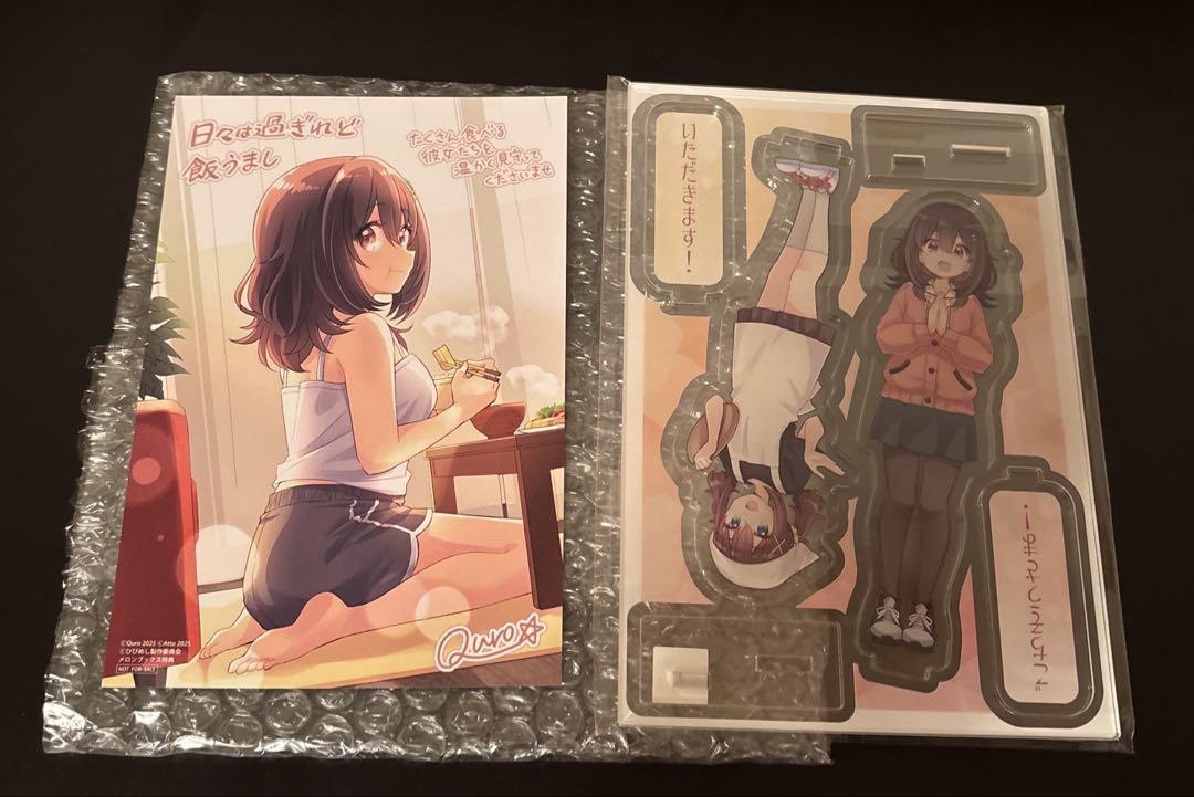 

[Б/У] Дни проходят, но еда восхитительна - Акриловая фигурка-подставка, лимитированное издание Melon Books