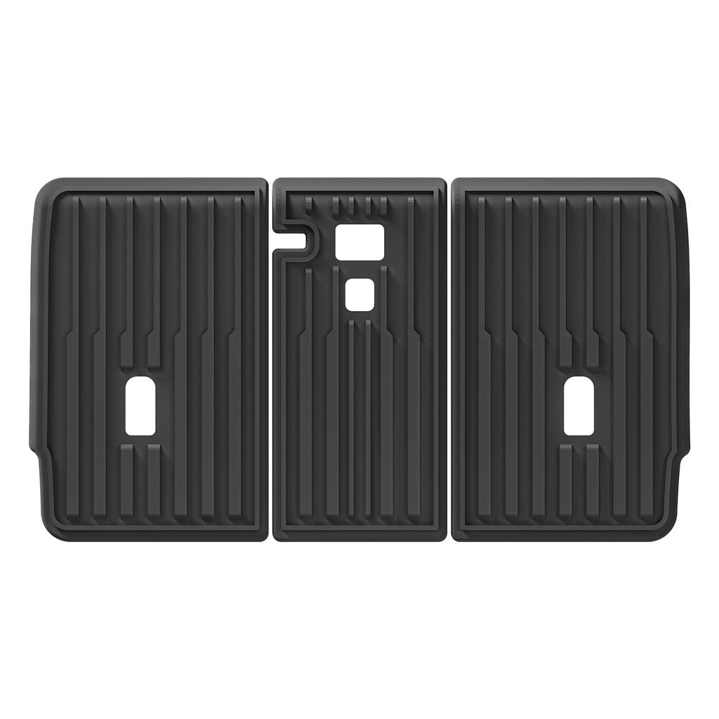 LUCKEASY for Tesla Model Y Juniper 2025 2026 (Not Fit Standard) Rear Trunk Seat Backrest Cushion Anti-Kick Mat Car TPE Trunk Pad