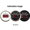 ELING New Universal 52mm Waterproof Marine Auto Water Temp Gauge Temperature Meter 40-120℃ With Red Backlight for Car Boat Truck