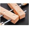 Durability Wooden Handscrew Clamp Superior Stability Wide Application for Instrument Repair DIY Woodworking Projects