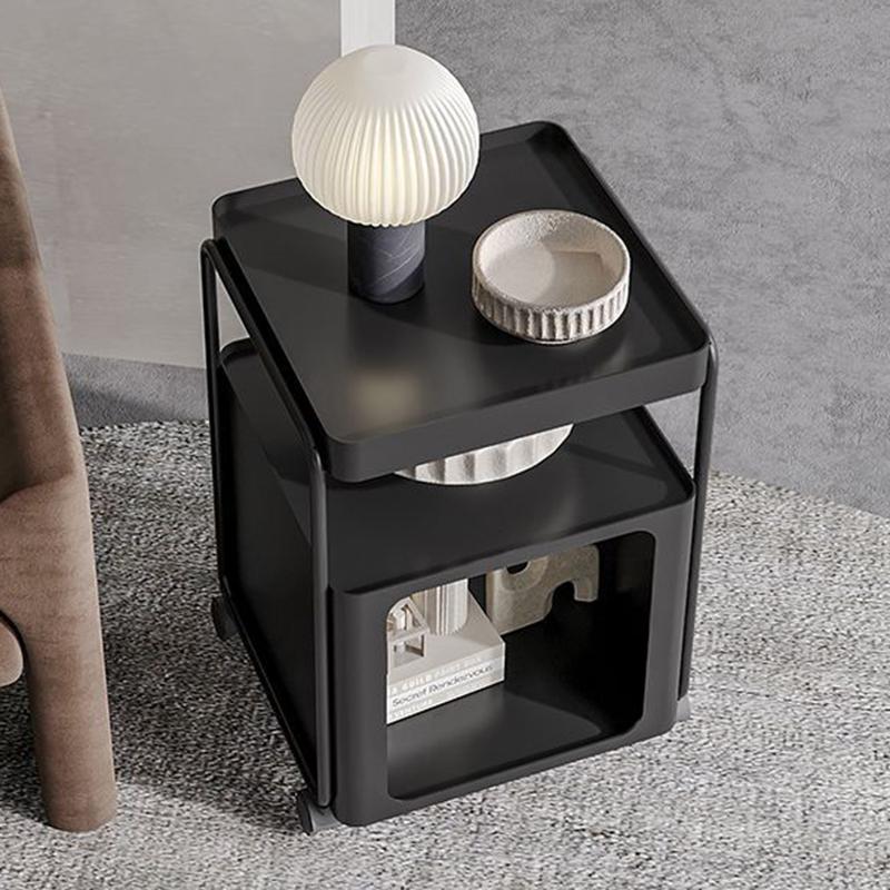 Metal Coffee Table Nordic Living Room Wheel Furniture Tee Table Luxury Interior Removable Decor Tables Creative Design Tables