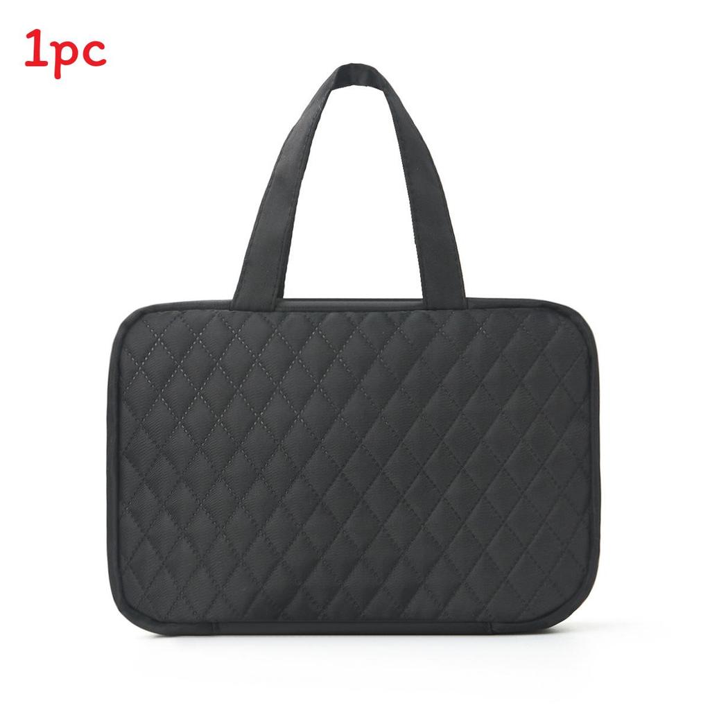 Polyester Travel Toiletry Organizer With Multiple Compartments For Packing Convenience