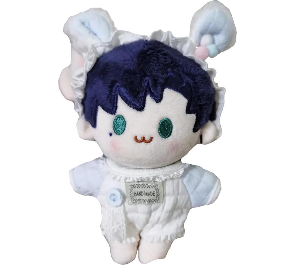 Baby Clothes & Head Dress Set for Plush Toys [15cm] G.triger Oshinui (Snuggle) Blue [Used]