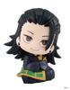 10CM Anime Jujutsu Kaisen Geto Suguru High School Satoru Gojo Hochschauend Sitzend Niedlich Q Version Modell Spielzeug Hohe Qualität Geschenk Actionfigur