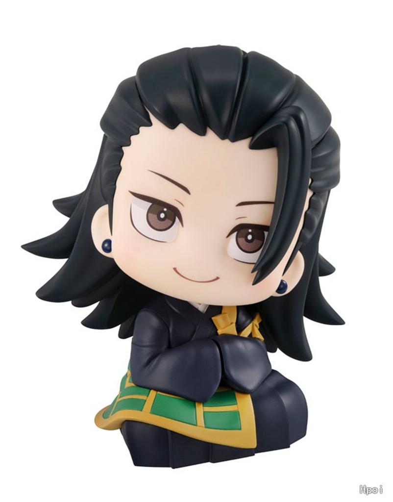 10CM Anime Jujutsu Kaisen Geto Suguru High School Satoru Gojo Hochschauend Sitzend Niedlich Q Version Modell Spielzeug Hohe Qualität Geschenk Actionfigur