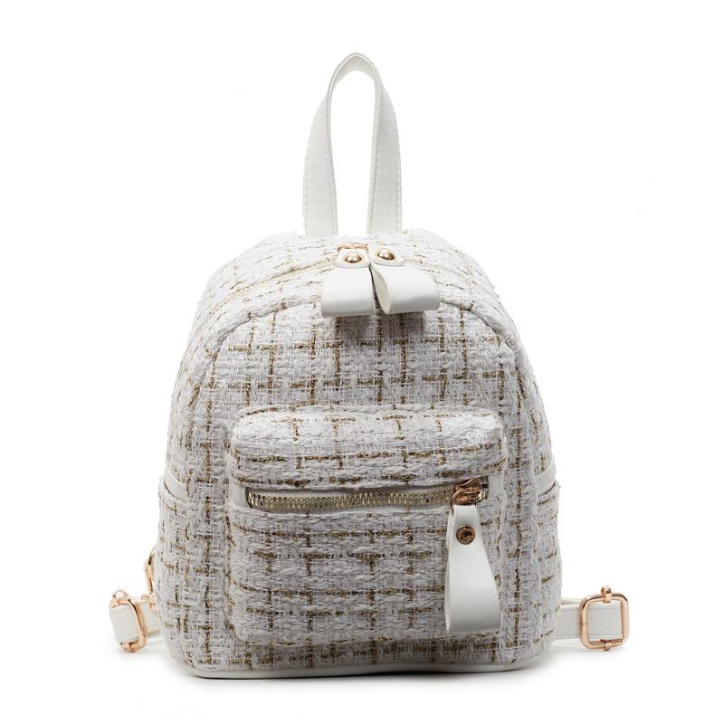 

Fashion light luxury Korean version Xiaoxiangfeng portable small backpack women s high sense temperament commuting versatile foreign style shoulder