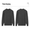 Shanshan Men's 100% Merino Wool Round Neck Pullover Sweater