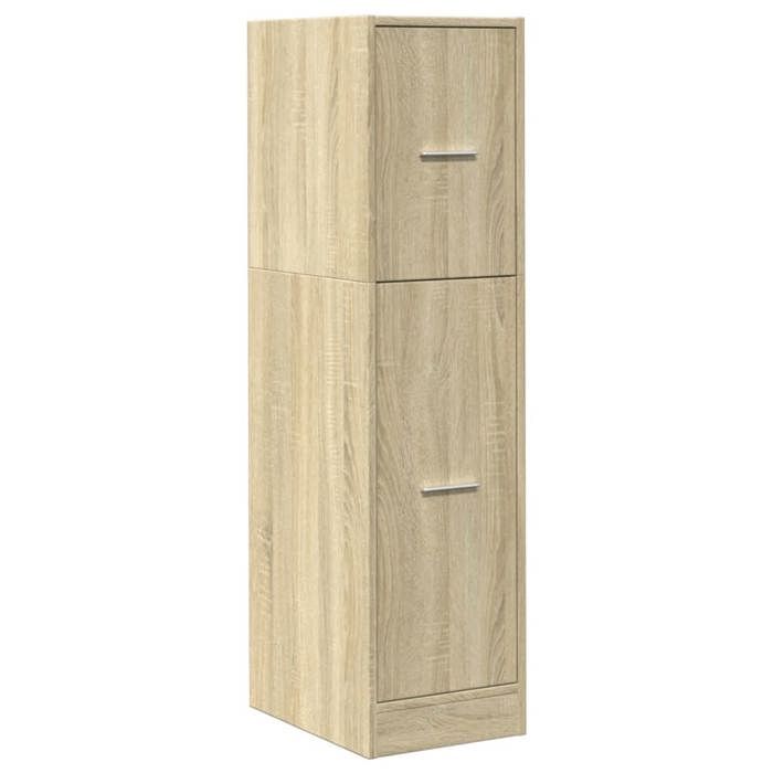 VidaXL Armoire d'apothicaire chêne sonoma 30x41x118 cm bois ingénierie, coffre d'apothicaire, meuble d'apothicaire, coffre à 855162
