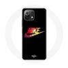 Case - MANIACASE - Xiaomi Mi 11 Lite - Nike Logo - Black Color - Hard Case