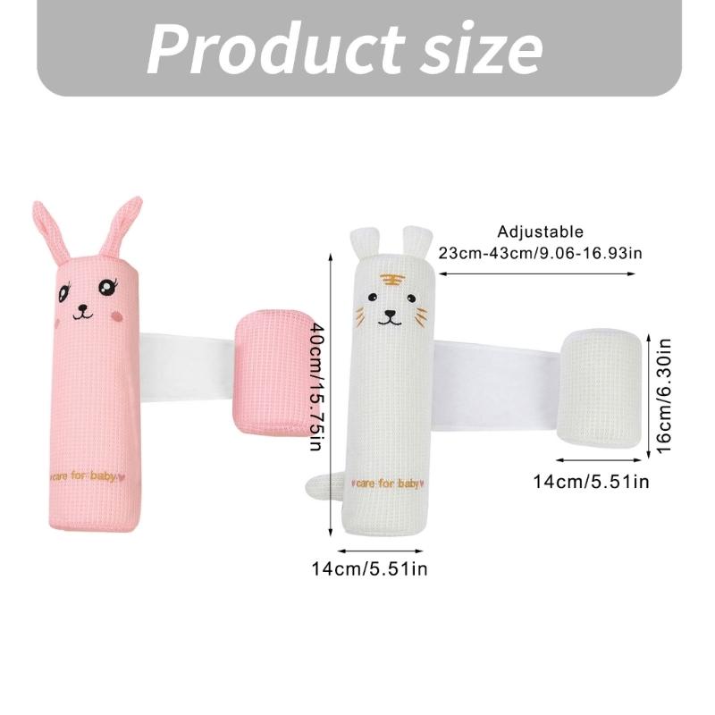 Pernă de Dormit pe o Parte pentru Bebeluși Desen Animat Design Ergonomic pentru Sugari Copii Mici Material Respirabil Model Drăguț Curățare Ușoară