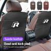 Leather Car Universal Full-Coverage Kick Pad Storage Pouch Auto Accessories For VW R Scirocco Jetta Beetle GTI Passat Tiguan Ujd9