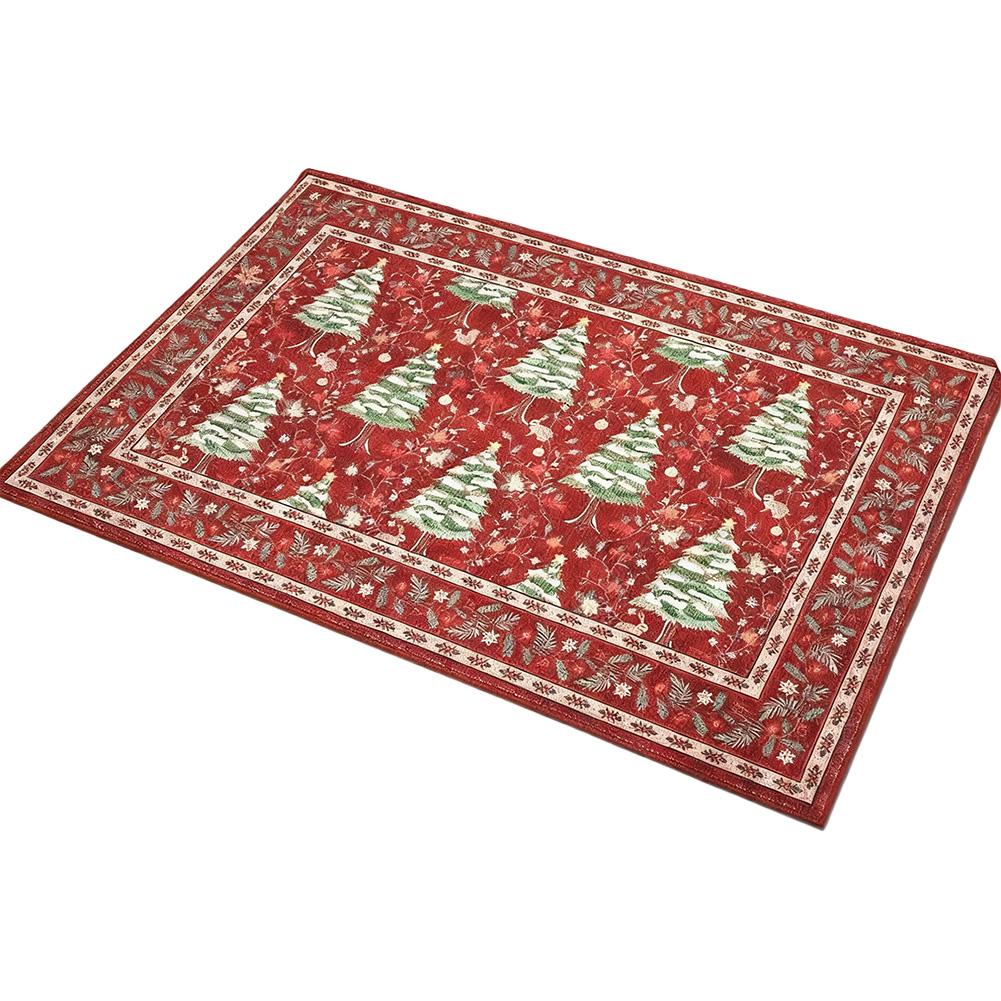 Christmas Festival Decoration Entrance Door Corridor Carpet Non-Slip And Stain-Resistant Mat Home Decoration
