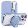 For iPhone 16e 16 15 14 13 12 Pro Max 16 Plus Ring Stand Case Compatible with Magnetic Slim Fit Flip Wallet Case with Card Slot