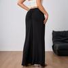 Elegant High-Waisted Midi Skirt with Slit - Women's Fall/Winter 2024 Collection