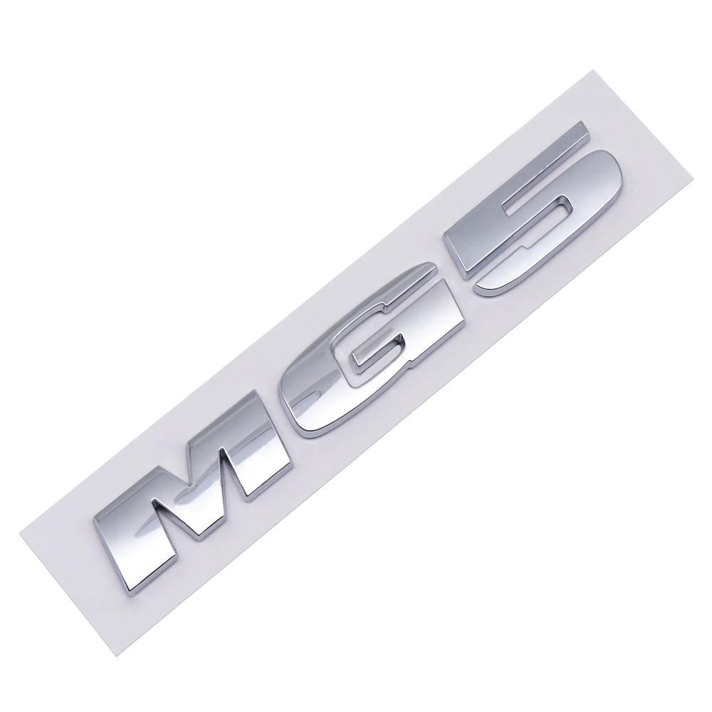 1Pc MG Car Rear Trunk Sticker ABS Material Emblem Decal for GT MG6 MG5 Logo Models - OEM Style Exterior Body Badge